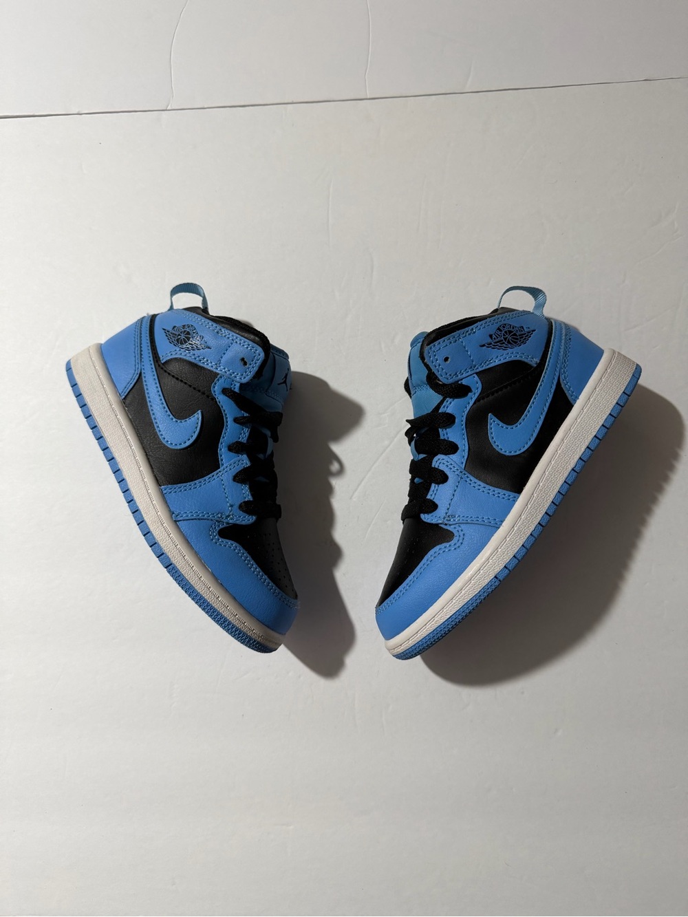 Air Jordan 1 Mid University Blue Black (PS) size 12c